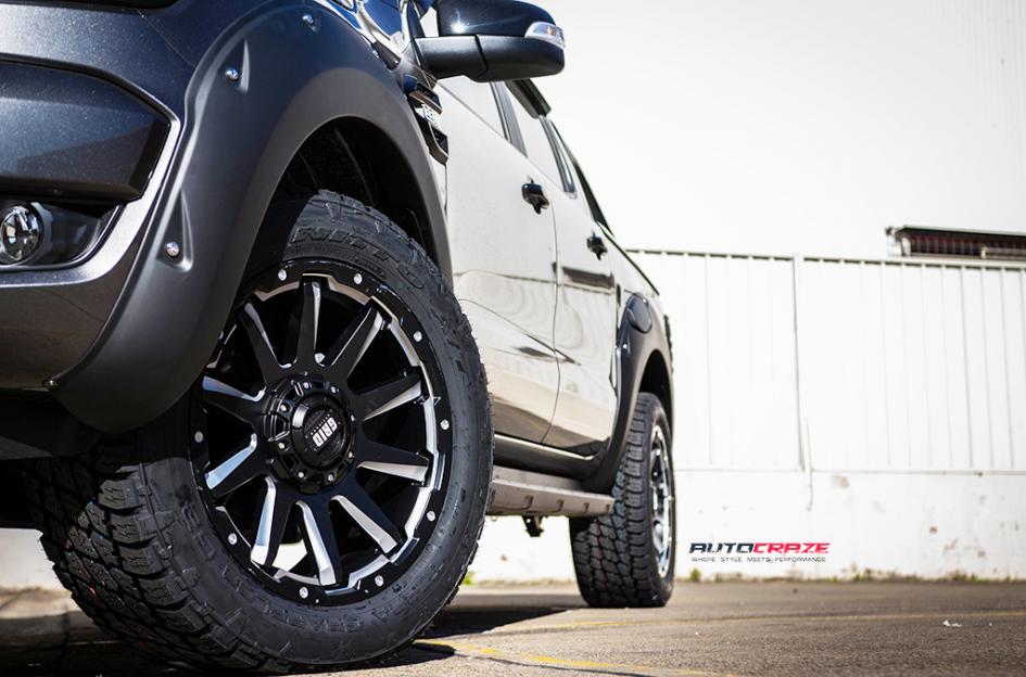 FORD RANGER GRID GD05 MATTE BLACK MILLED ACCENTS